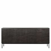 Teak Grooves sideboard 4 deuren